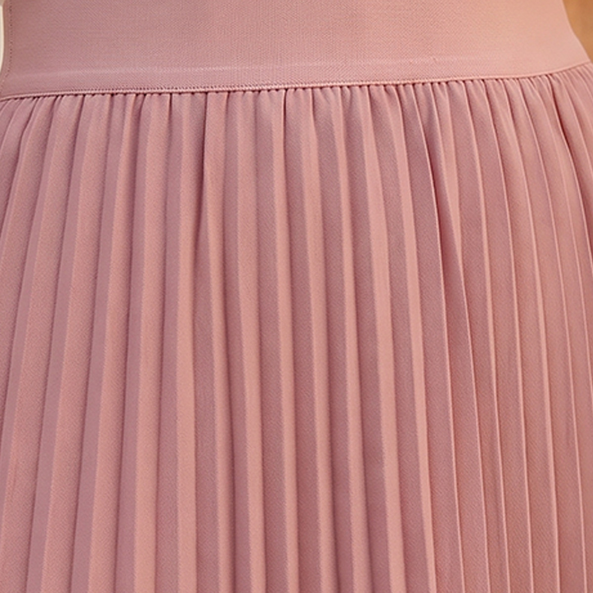 Splash Basics Midi Skirt with Pleated Design-women-clothing-skirts-image-2