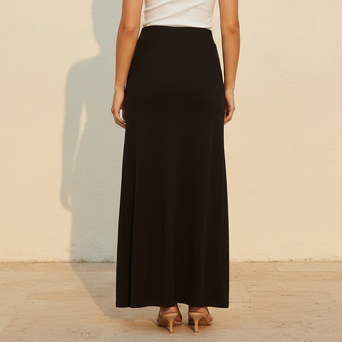 Maxi Skirt Elasticated Waistband-women-clothing-skirts-image-4