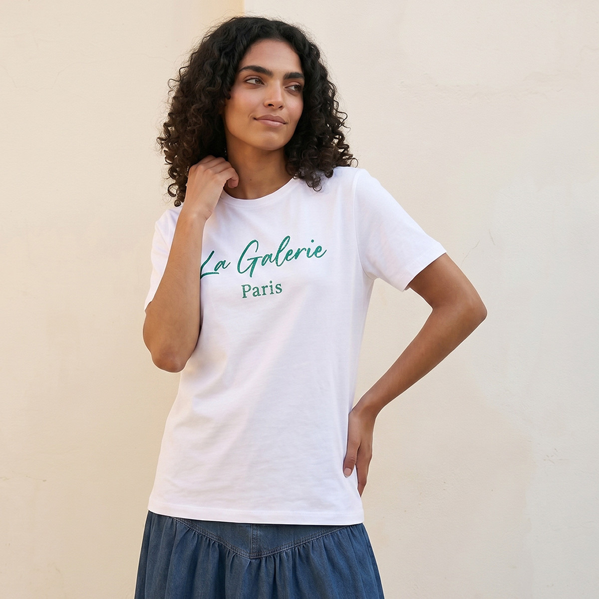Splash Basic Cotton T-shirt with Slogan Print-women-clothing-tshirts-image-5