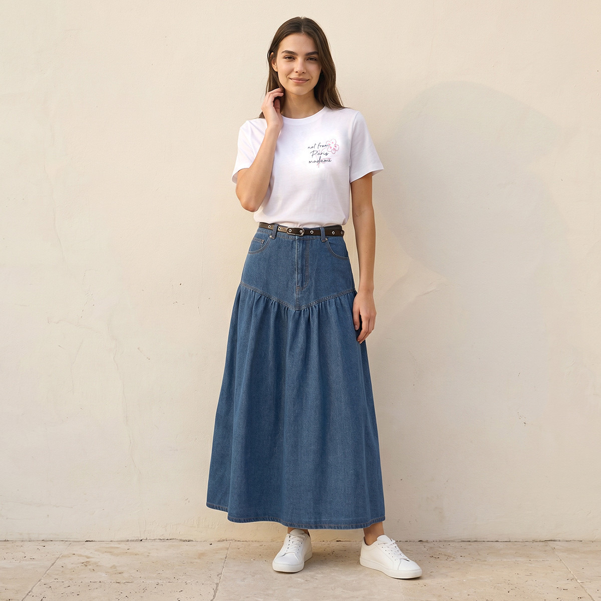 Splash Basic Cotton Printed T-shirt-women-clothing-tshirts-image-3