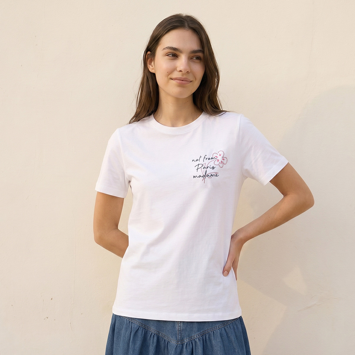 Splash Basic Cotton Printed T-shirt-women-clothing-tshirts-image-5