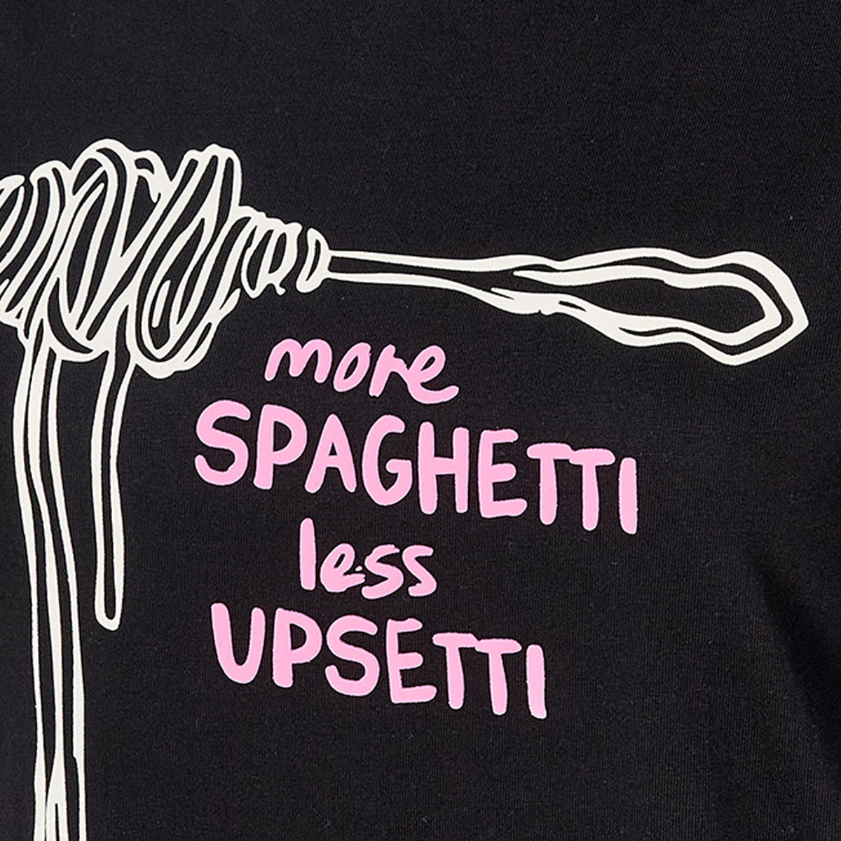 Splash Basics Cotton T-shirt with Spaghetti Print-women-clothing-tshirts-image-2