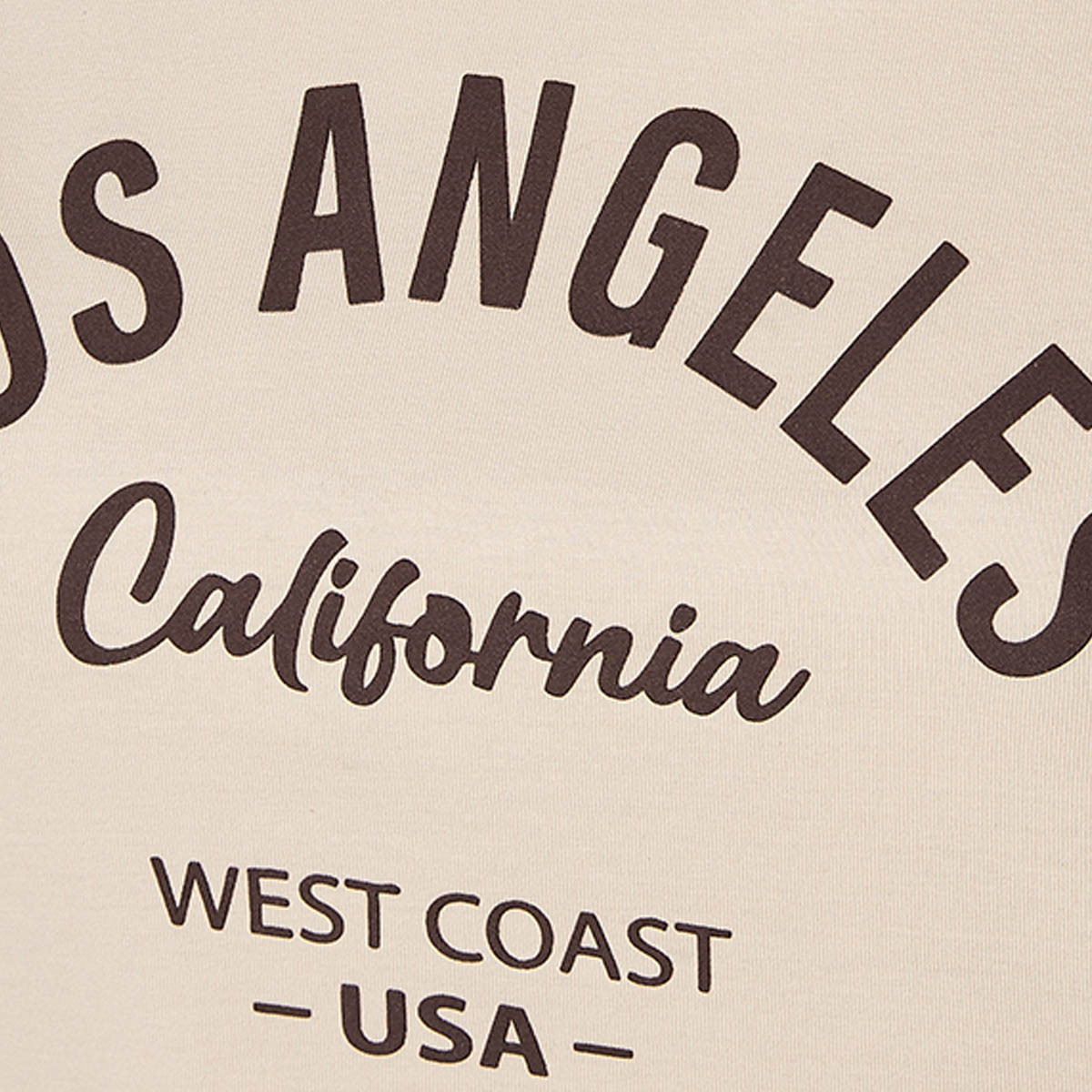 Splash Basic Cotton T-shirt with Los Angeles Print-women-clothing-tshirts-image-7
