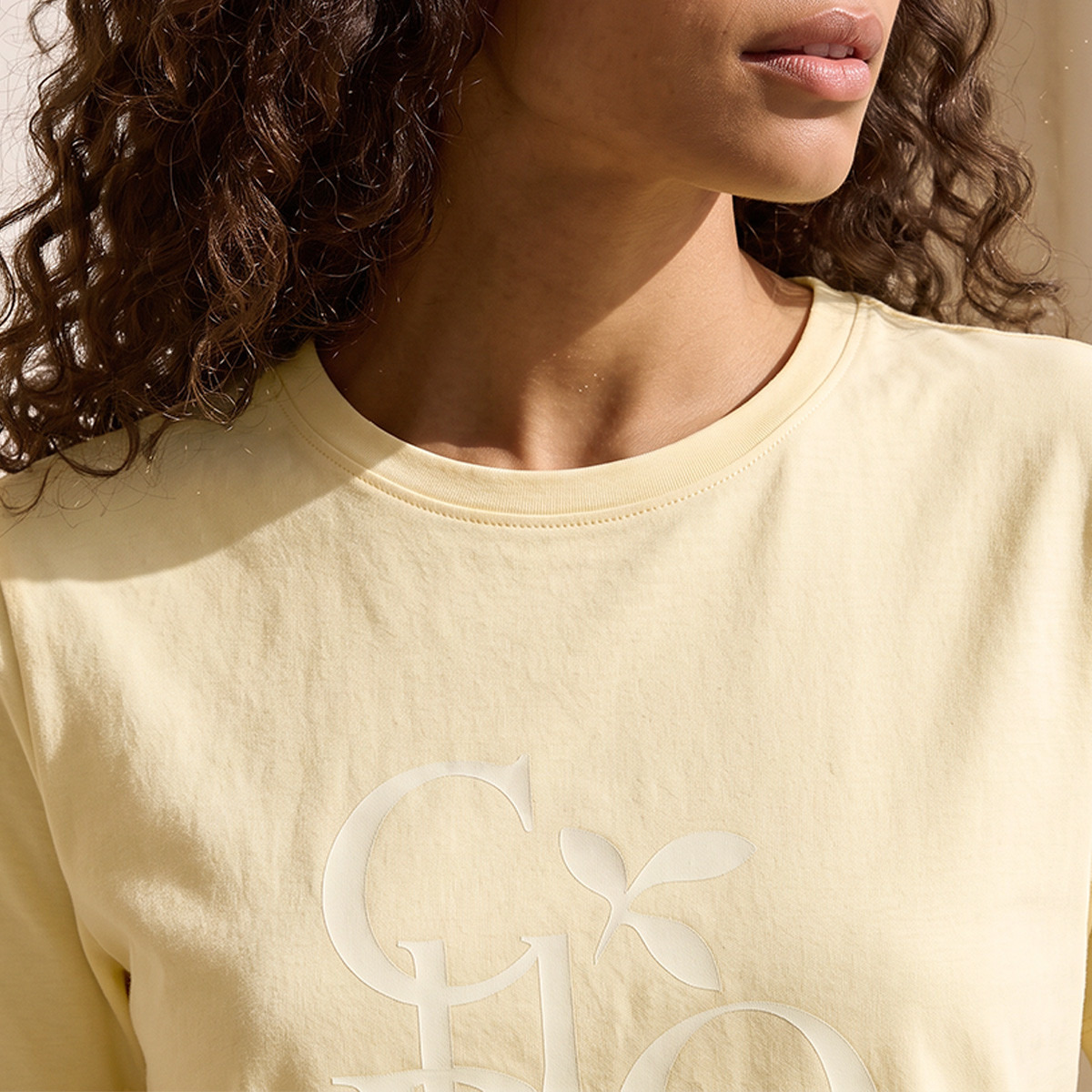 Splash Basic Cotton T-shirt with Text Print-women-clothing-tshirts-image-6