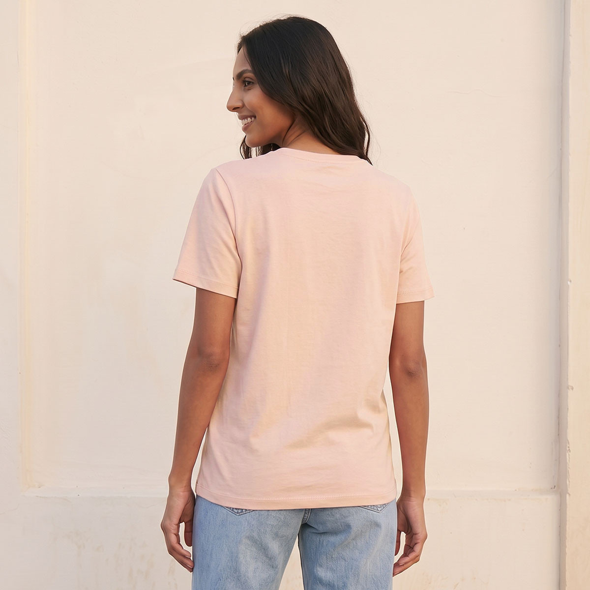 تيشيرت قطن بطبعات شعار من سبلاش بيزيك-women-clothing-tshirts-image-4
