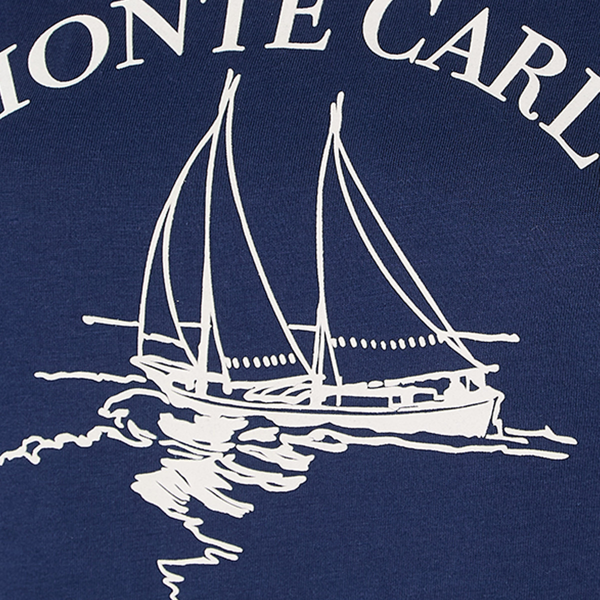 Splash Basics Cotton T-shirt with Monte Carlo Print-women-clothing-tshirts-image-2