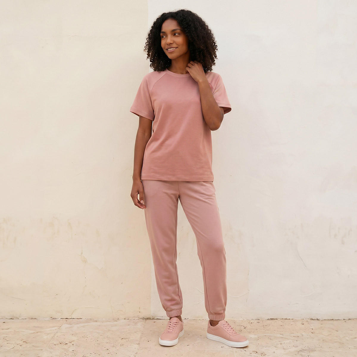 تيشيرت ناعم الملمس بأكمام مغايرة من سبلاش بيزكس-women-clothing-tshirts-image-2