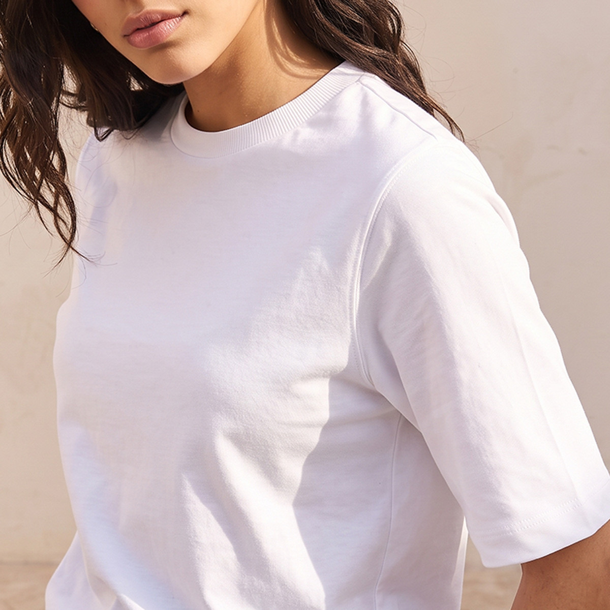 تيشيرت قطن بقصة مريحة من سبلاش بيزك-women-clothing-tshirts-image-6