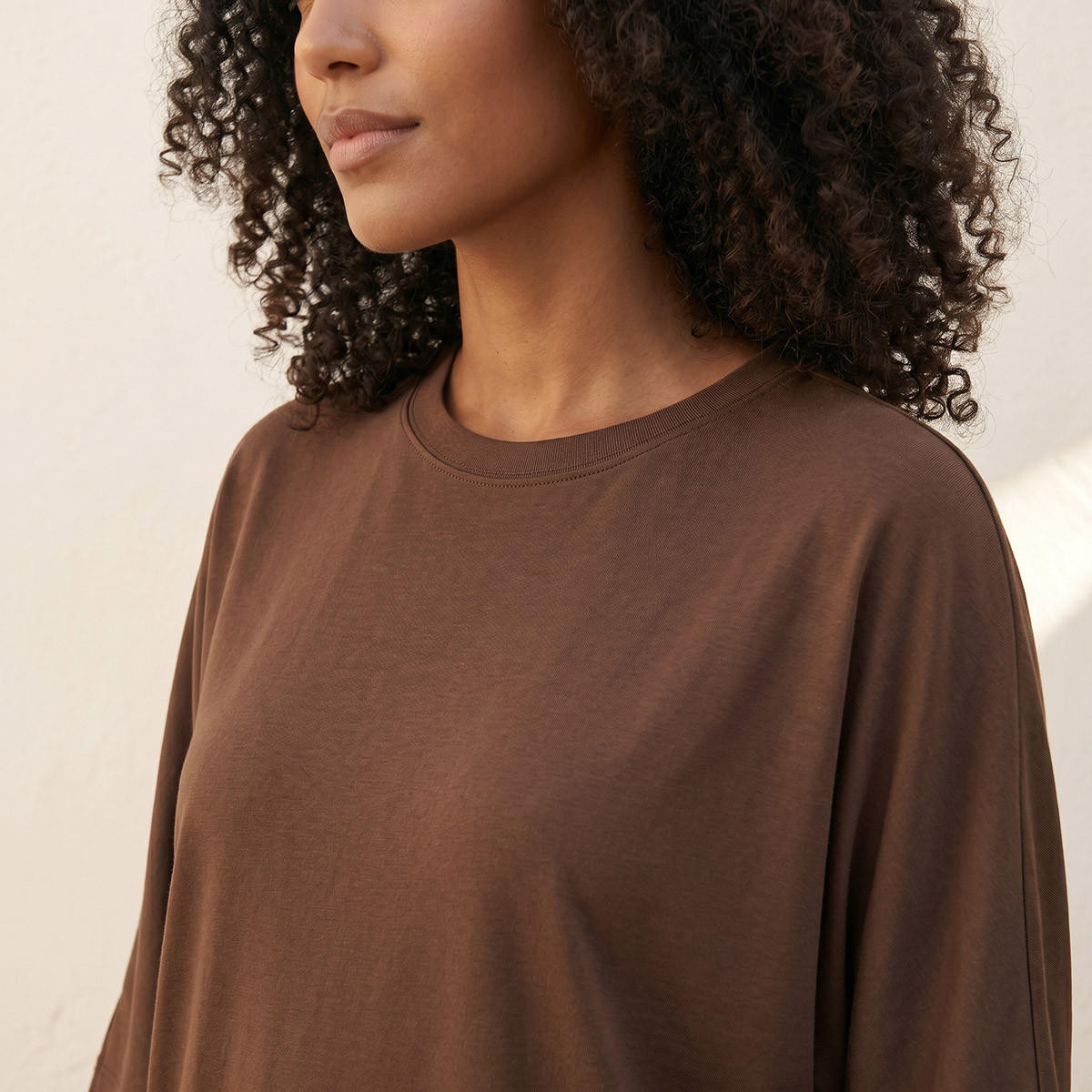 تيشيرت فضفاض بأكمام ممتدة من سبلاش بيزكس-women-clothing-tshirts-image-5