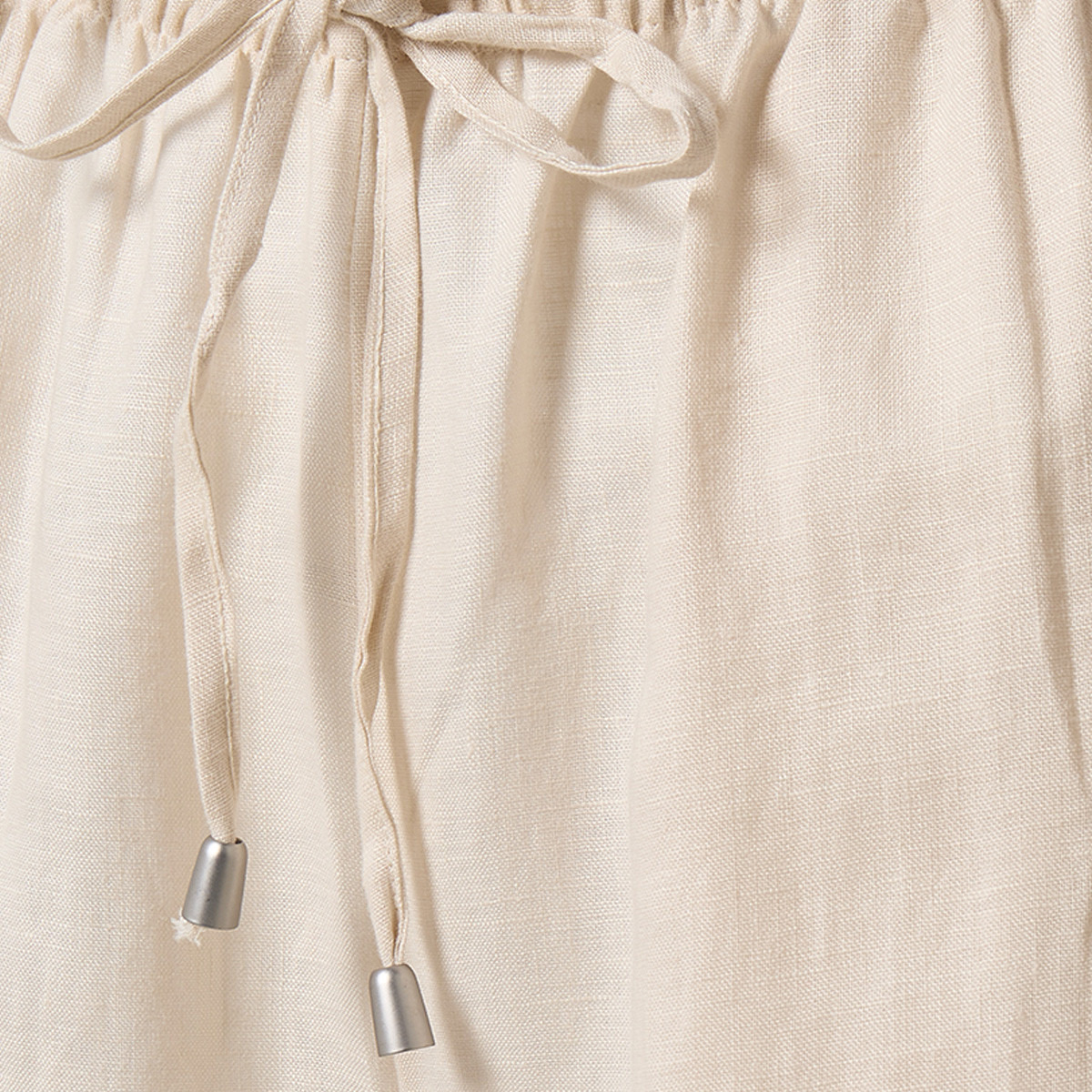 Splash Basic Wide Leg Linen Trousers-women-clothing-trousers-image-2