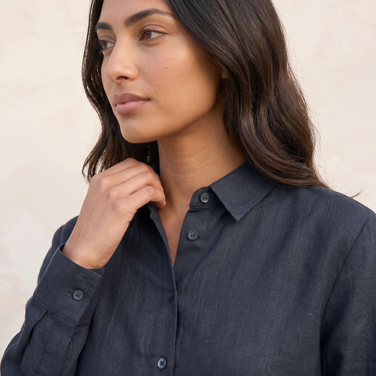 Splash Basic Collared Linen Shirt-women-clothing-shirtsandblouses-shirts-image-6