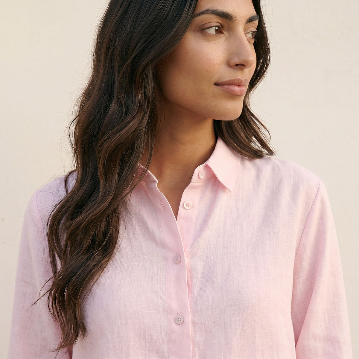 Splash Basic Collared Linen Shirt-women-clothing-shirtsandblouses-shirts-image-6