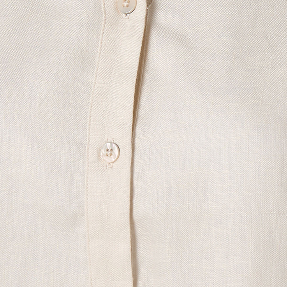 قميص كتان بياقة وأكمام قابلة للطي مع شريط تثبيت من سبلاش بيسك-women-clothing-shirtsandblouses-shirts-image-2