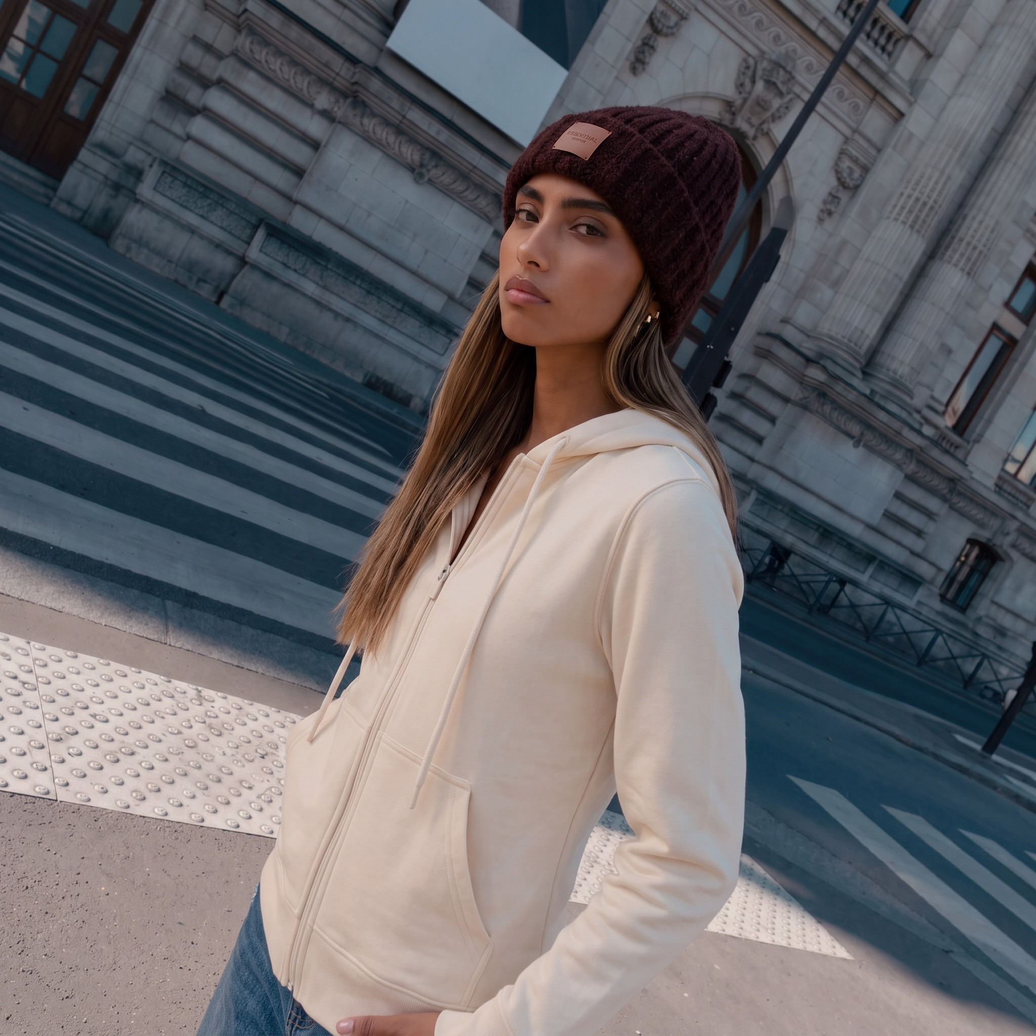 Splash Basic Hoodie with Kangaroo Pocket-women-clothing-hoodiesandsweatshirts-hoodies-image-1
