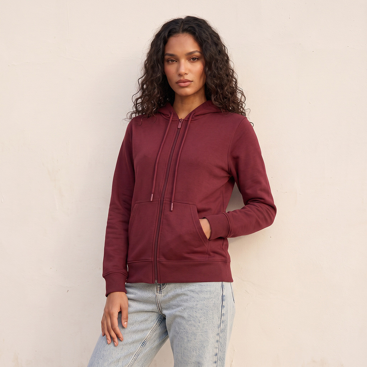 Splash Basic Hoodie with Kangaroo Pocket-women-clothing-hoodiesandsweatshirts-hoodies-image-1