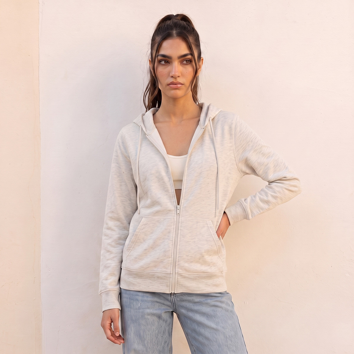 Splash Basic Hoodie with Kangaroo Pocket-women-clothing-hoodiesandsweatshirts-hoodies-image-1