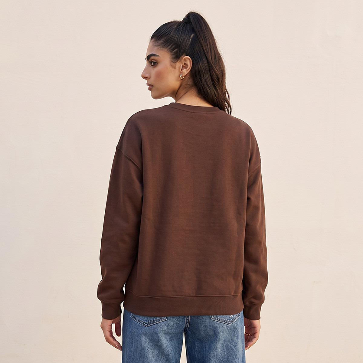 Splash Basic Sweatshirt with Drop Shoulder-women-clothing-hoodiesandsweatshirts-sweatshirts-image-4