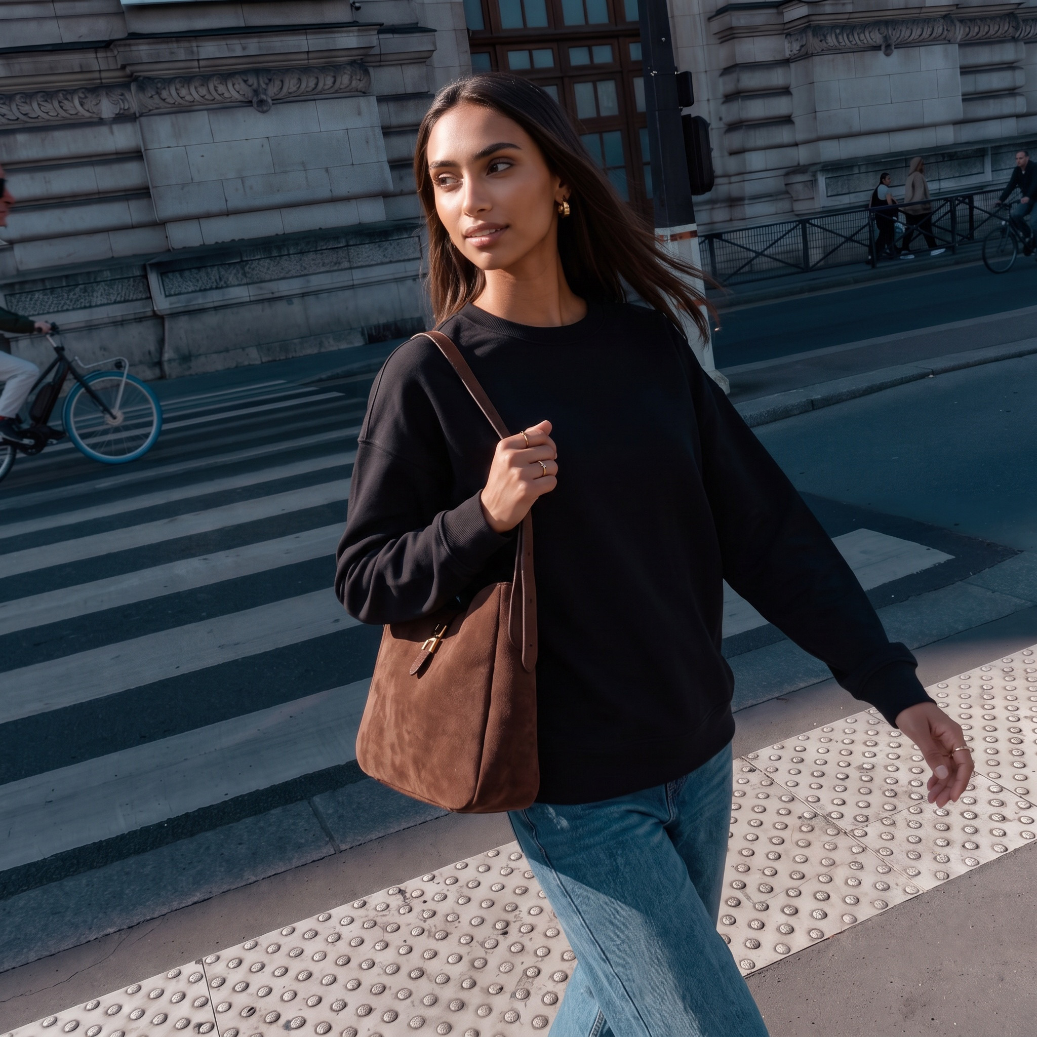 Splash Basic Sweatshirt with Drop Shoulder-women-clothing-hoodiesandsweatshirts-sweatshirts-image-1