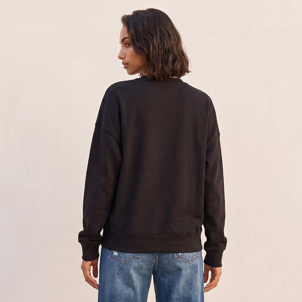 Splash Basic Sweatshirt with Drop Shoulder-women-clothing-hoodiesandsweatshirts-sweatshirts-image-4