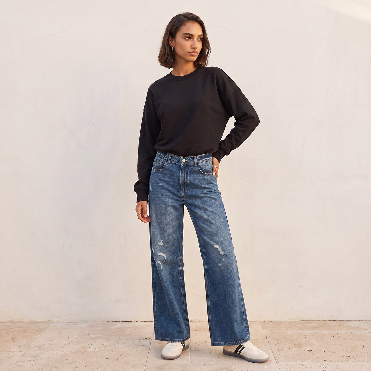 Splash Basic Sweatshirt with Drop Shoulder-women-clothing-hoodiesandsweatshirts-sweatshirts-image-7