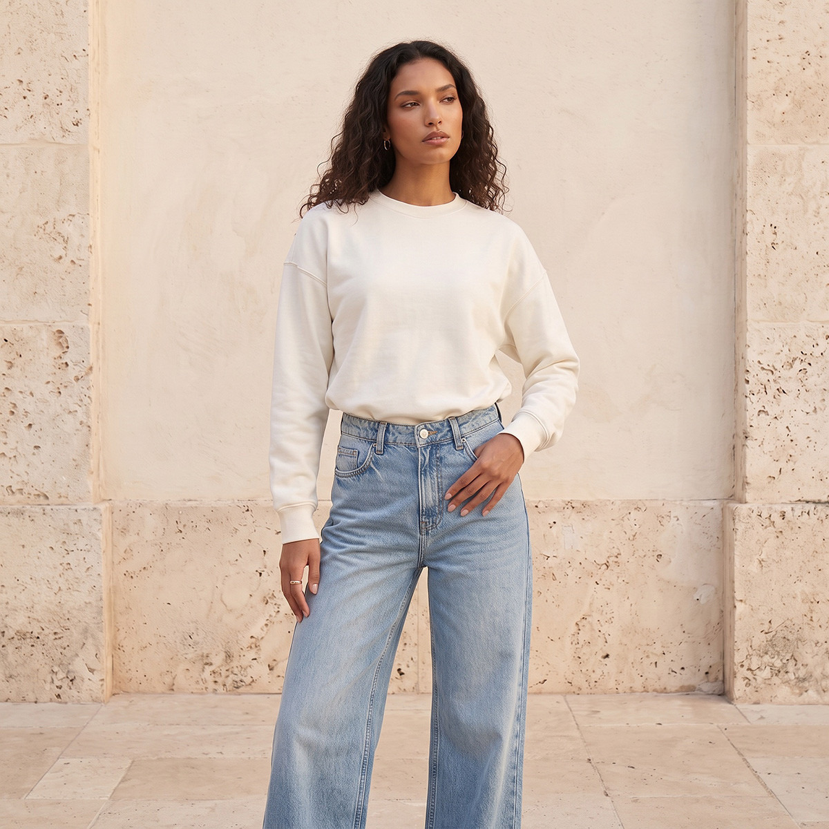 Splash Basic Sweatshirt with Drop Shoulder-women-clothing-hoodiesandsweatshirts-sweatshirts-image-4