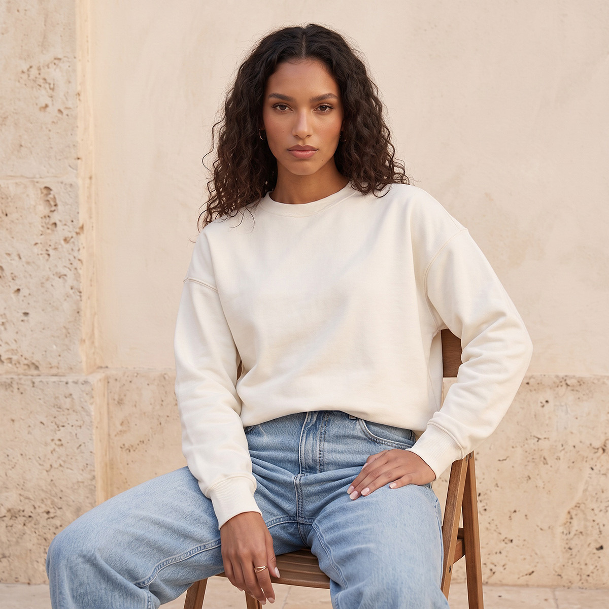 Splash Basic Sweatshirt with Drop Shoulder-women-clothing-hoodiesandsweatshirts-sweatshirts-image-5