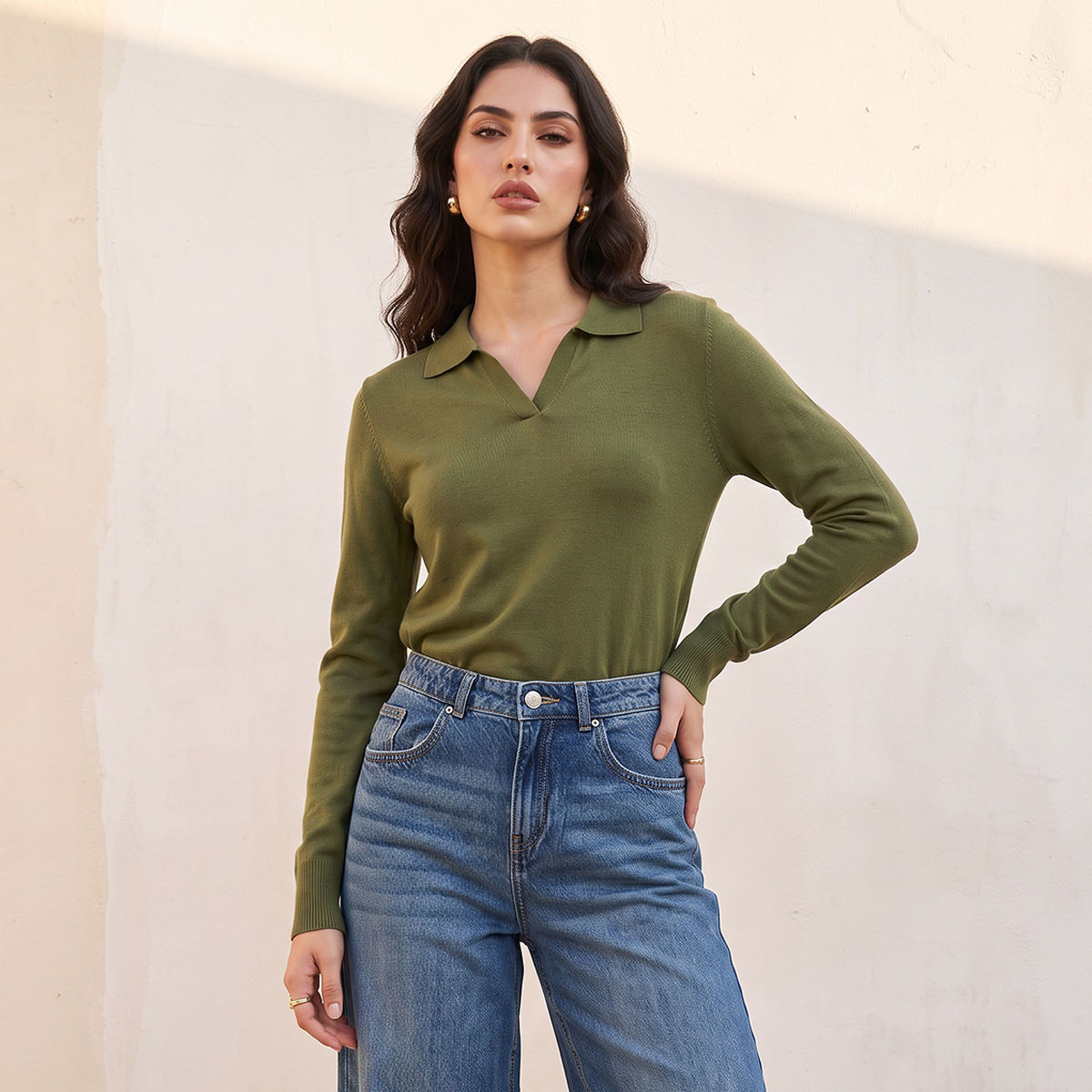 سويت شيرت بطبعة كتابات من سبلاش يوث-women-winterwear-cardigansandjumpers-jumpers-image-1