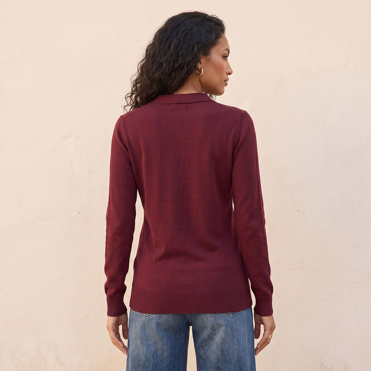 سويت شيرت بطبعة كتابات من سبلاش يوث-women-winterwear-cardigansandjumpers-jumpers-image-3