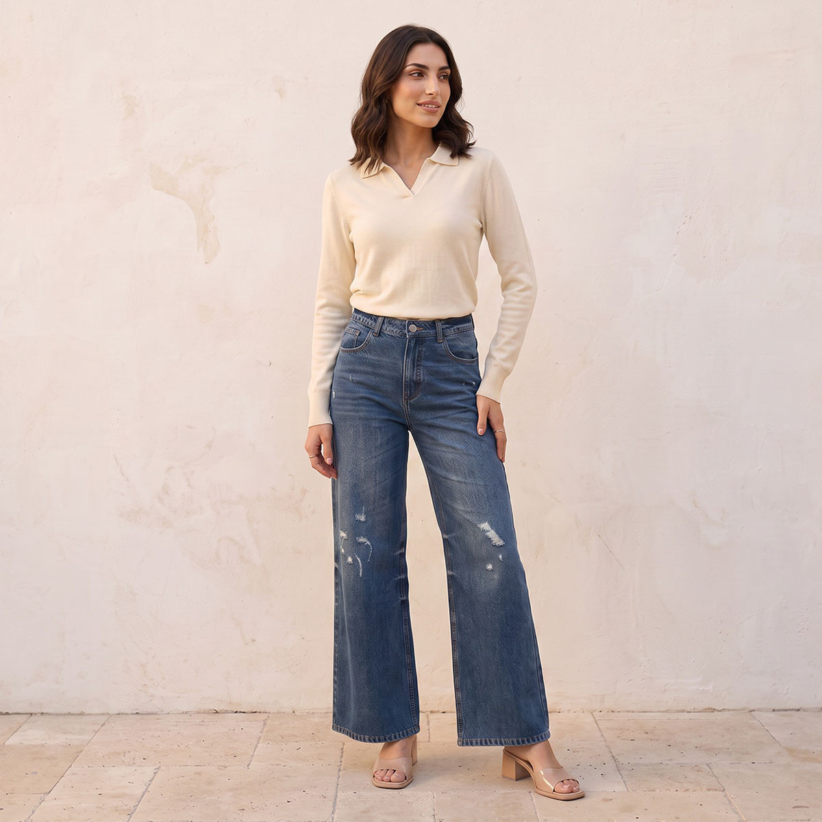 سويت شيرت بطبعة كتابات من سبلاش يوث-women-winterwear-cardigansandjumpers-jumpers-image-2
