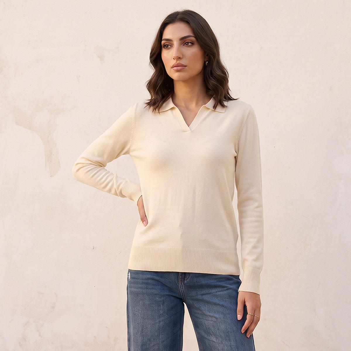 سويت شيرت بطبعة كتابات من سبلاش يوث-women-winterwear-cardigansandjumpers-jumpers-image-5
