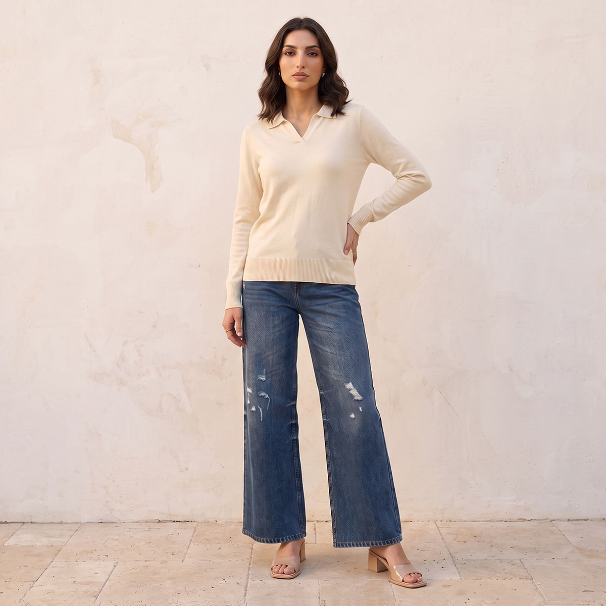 سويت شيرت بطبعة كتابات من سبلاش يوث-women-winterwear-cardigansandjumpers-jumpers-image-6