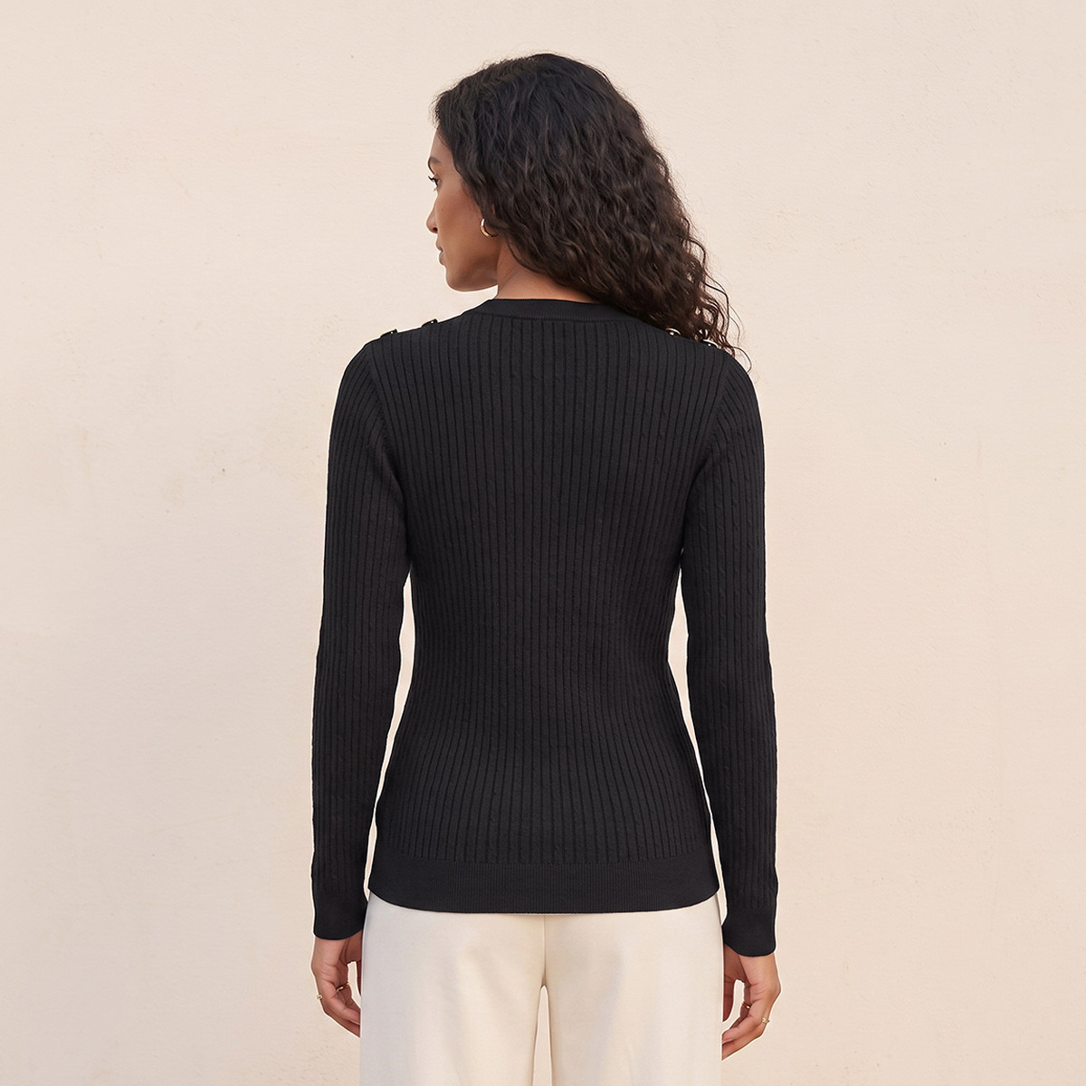 سويتر بتصميم كابل نِت من سبلاش بيسك-women-winterwear-cardigansandjumpers-jumpers-image-3