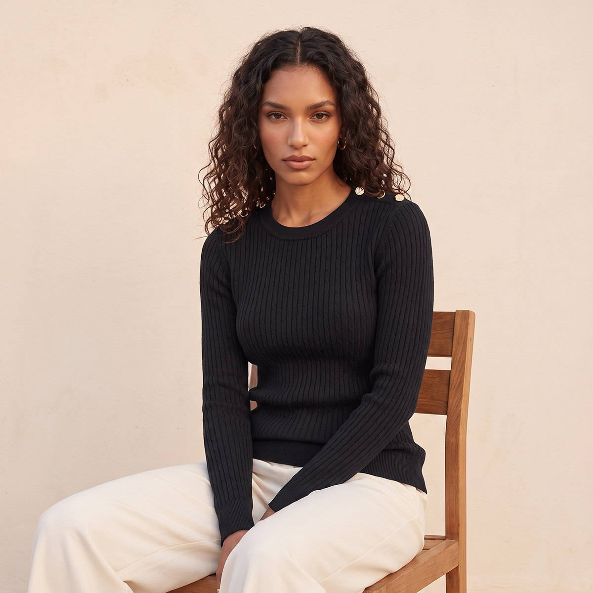سويتر بتصميم كابل نِت من سبلاش بيسك-women-winterwear-cardigansandjumpers-jumpers-image-5