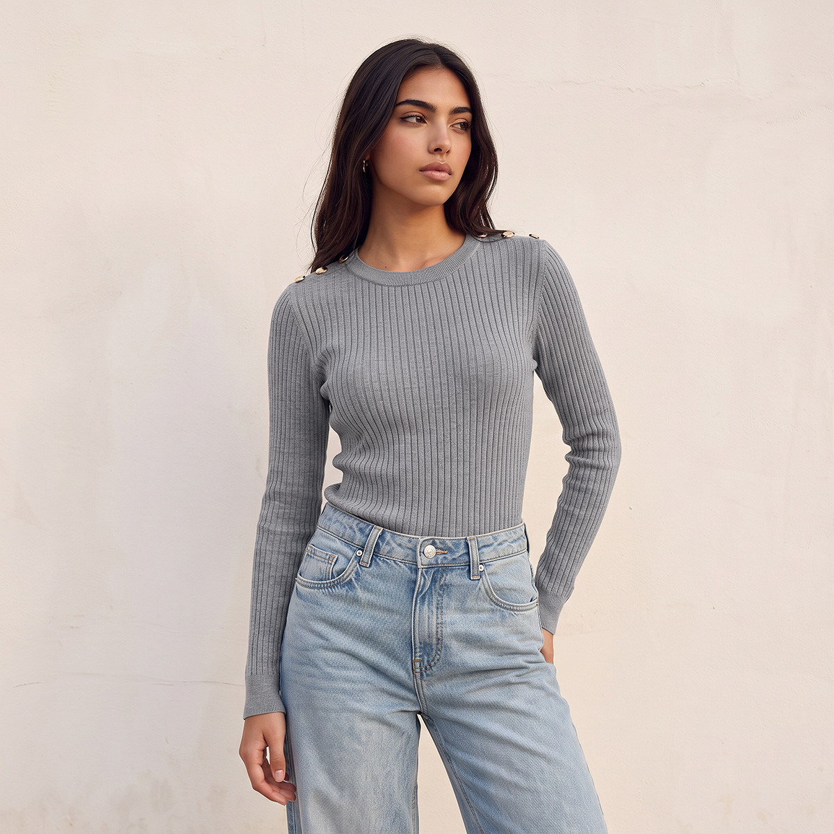 سويتر بتصميم كابل نِت من سبلاش بيسك-women-winterwear-cardigansandjumpers-jumpers-image-4