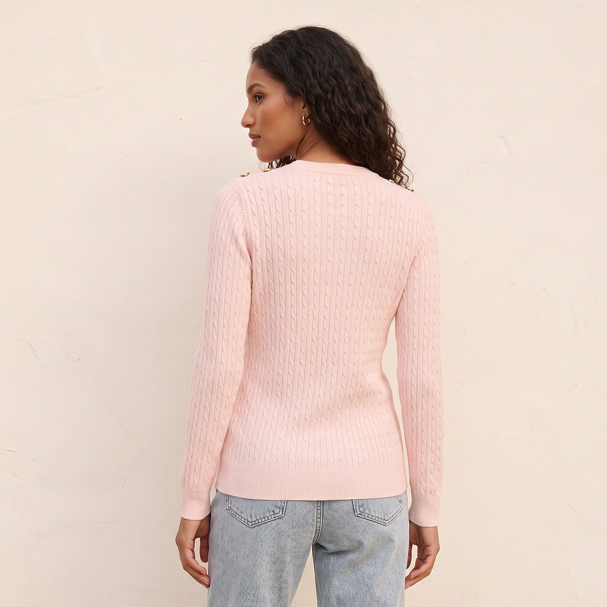 سويتر بتصميم كابل نِت من سبلاش بيسك-women-winterwear-cardigansandjumpers-jumpers-image-3