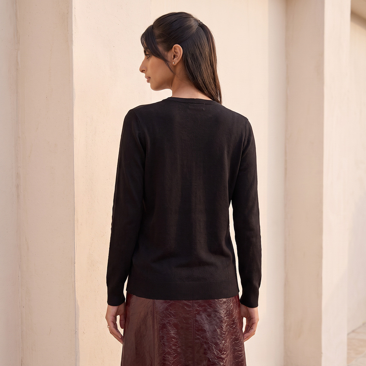كارديجان بارز الملمس من بيزك من سبلاش-women-winterwear-cardigansandjumpers-cardigans-image-4
