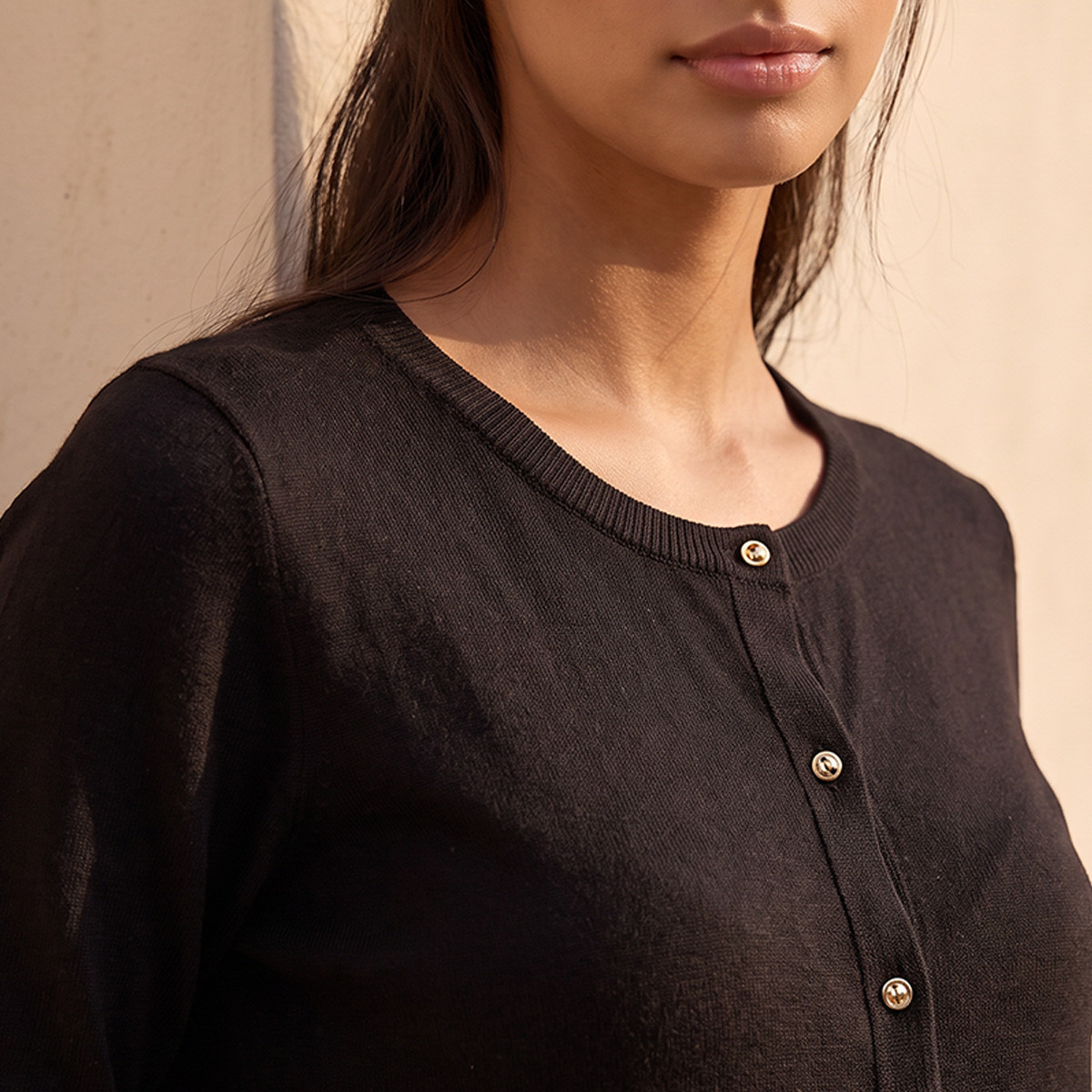 كارديجان بارز الملمس من بيزك من سبلاش-women-winterwear-cardigansandjumpers-cardigans-image-5