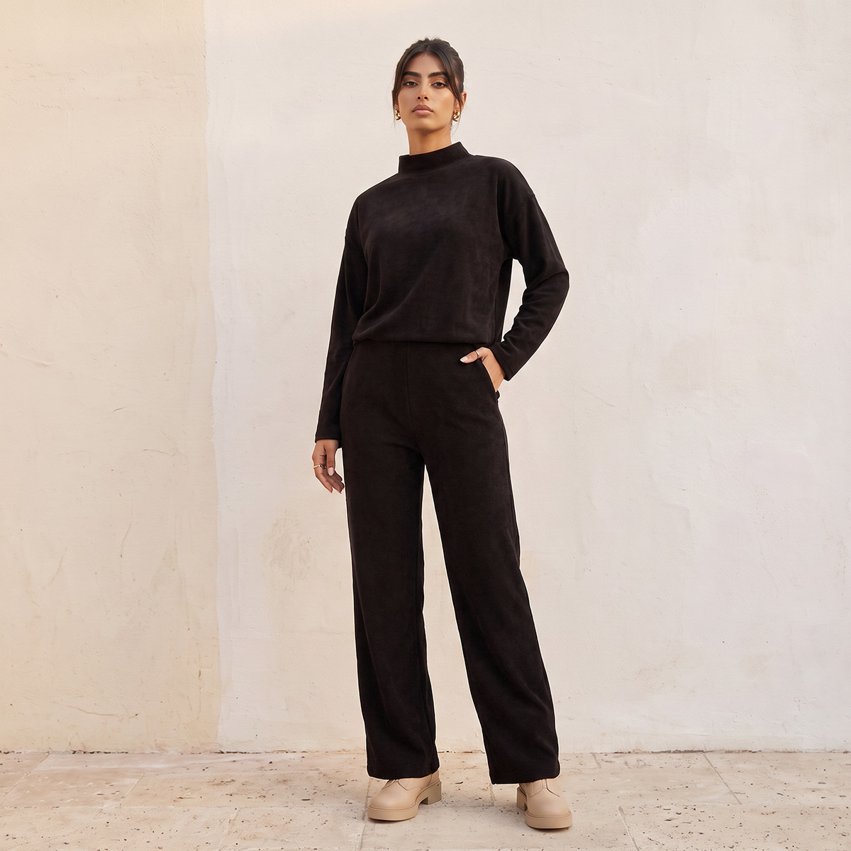 كنزة بياقة عالية من سبلاش بيسك-women-clothing-shirtsandblouses-blouses-image-4