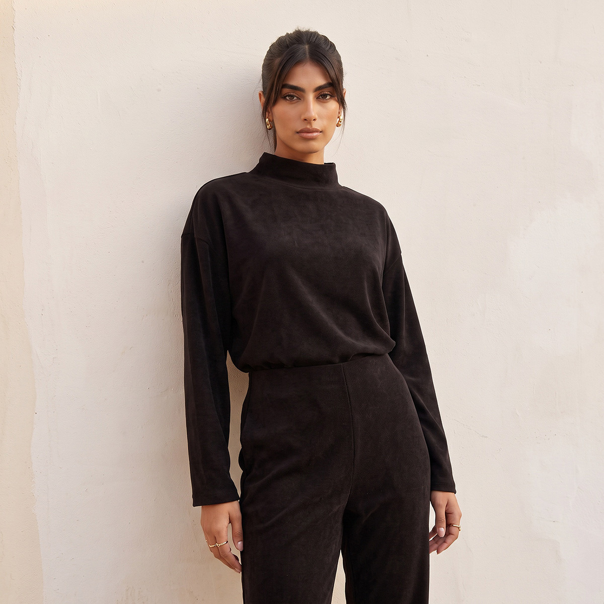 كنزة بياقة عالية من سبلاش بيسك-women-clothing-shirtsandblouses-blouses-image-5