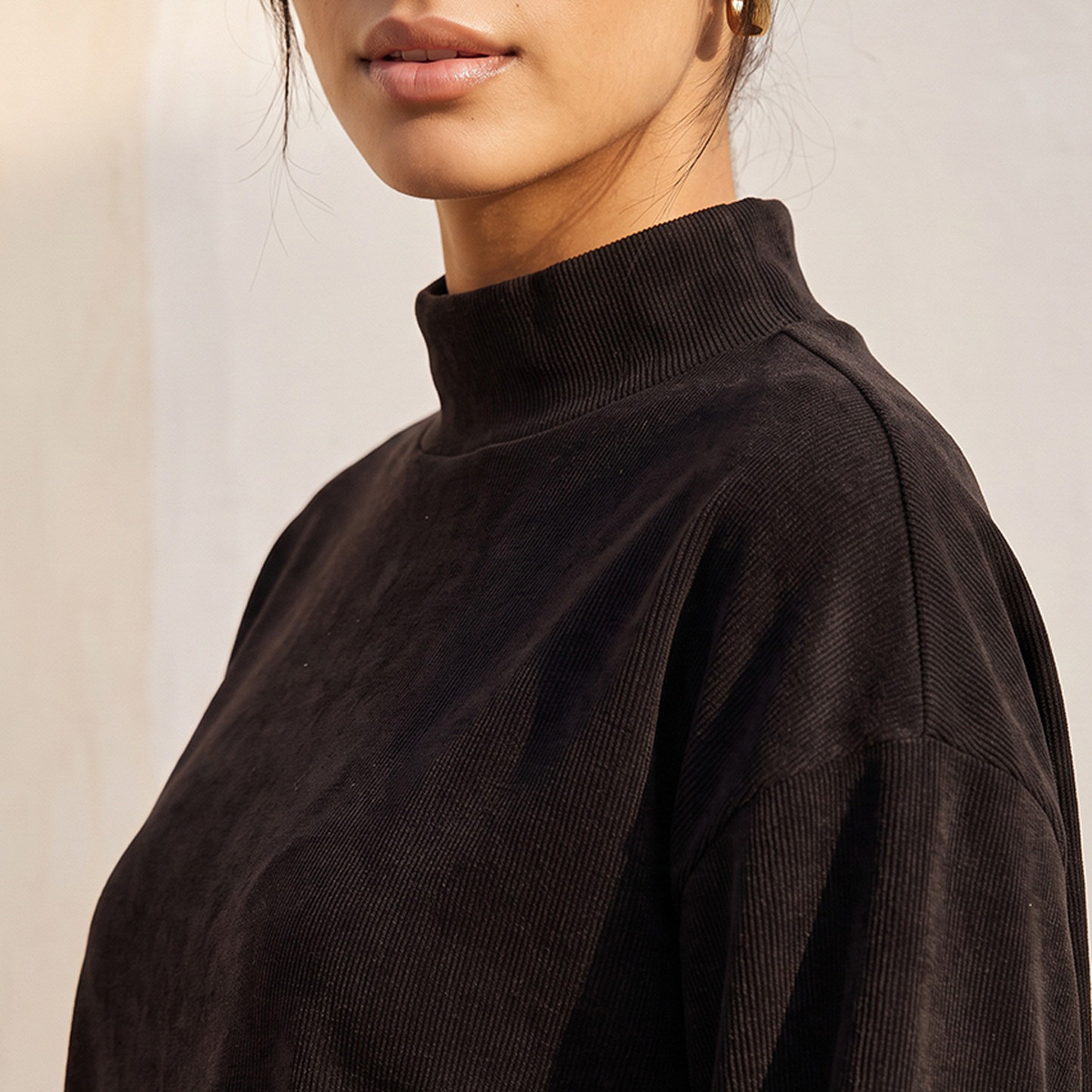 كنزة بياقة عالية من سبلاش بيسك-women-clothing-shirtsandblouses-blouses-image-6