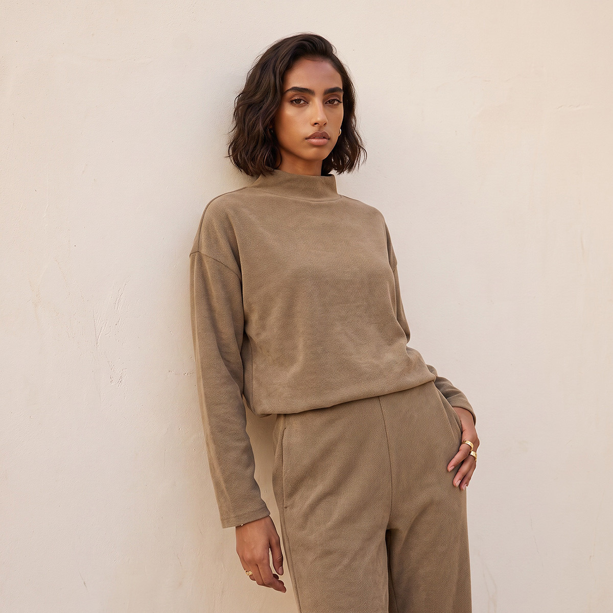 Splash Basic Top with Turtleneck-women-clothing-shirtsandblouses-blouses-image-2