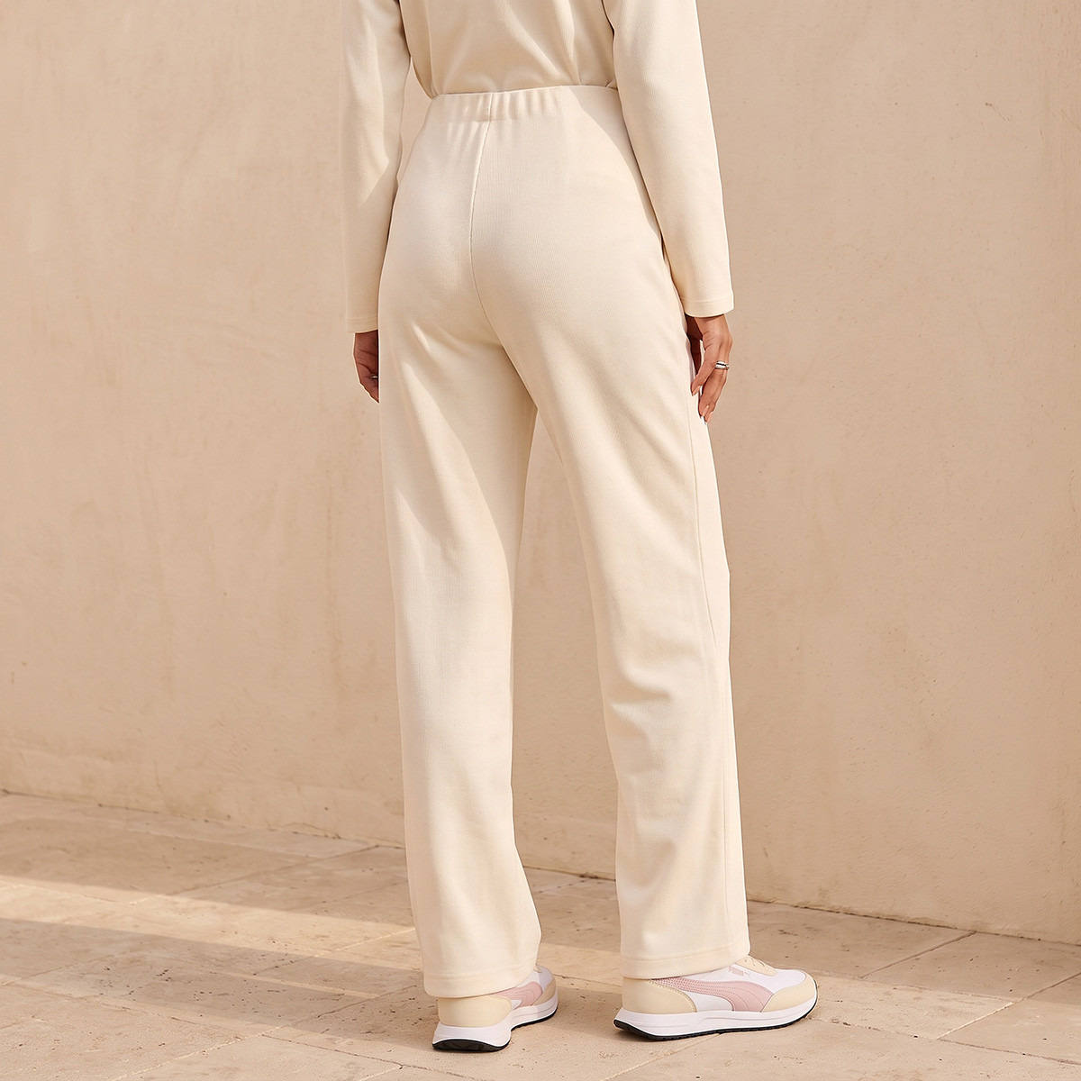 Splash Basic Corduroy Pants with Pockets-women-clothing-trousers-image-4