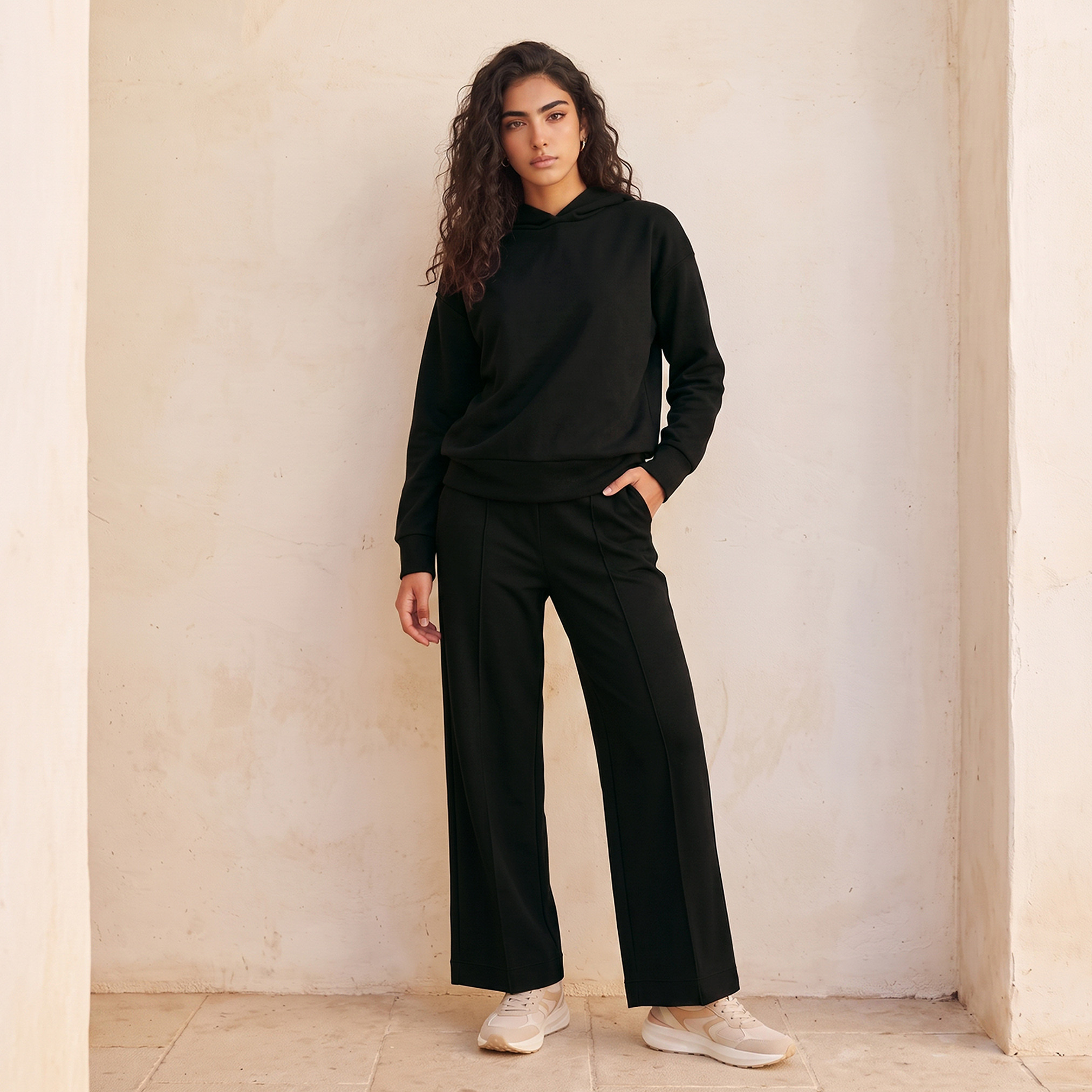 بنطلون رياضي سوفت تاتش من سبلاش بيسك-women-clothing-bottoms-joggers-image-4