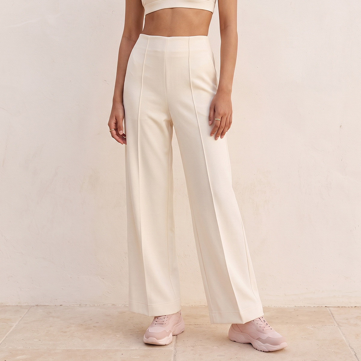 بنطلون رياضي سوفت تاتش من سبلاش بيسك-women-clothing-bottoms-joggers-image-1