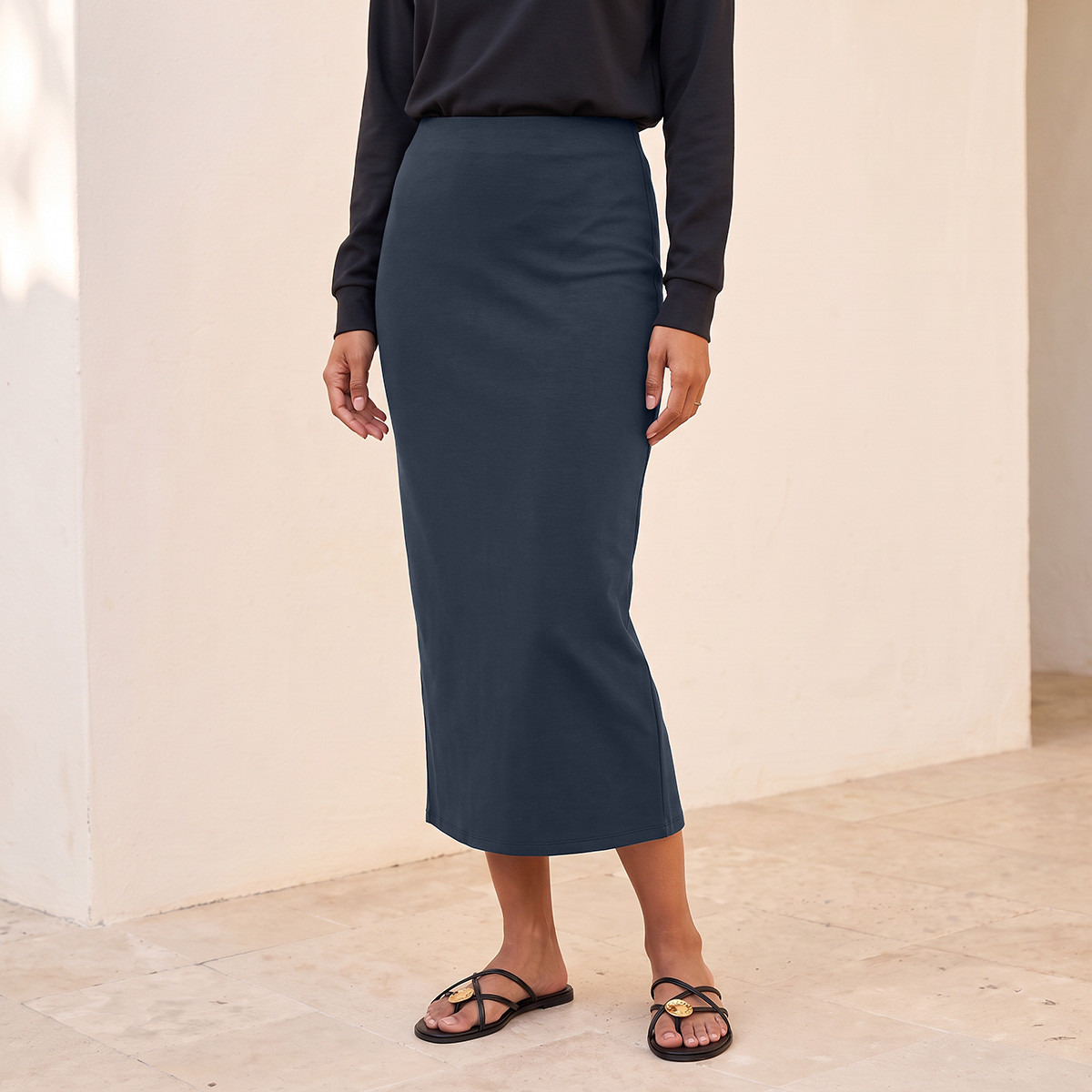 تنورة بوديكون ميدي من سبلاش بيسكس-women-clothing-skirts-image-1