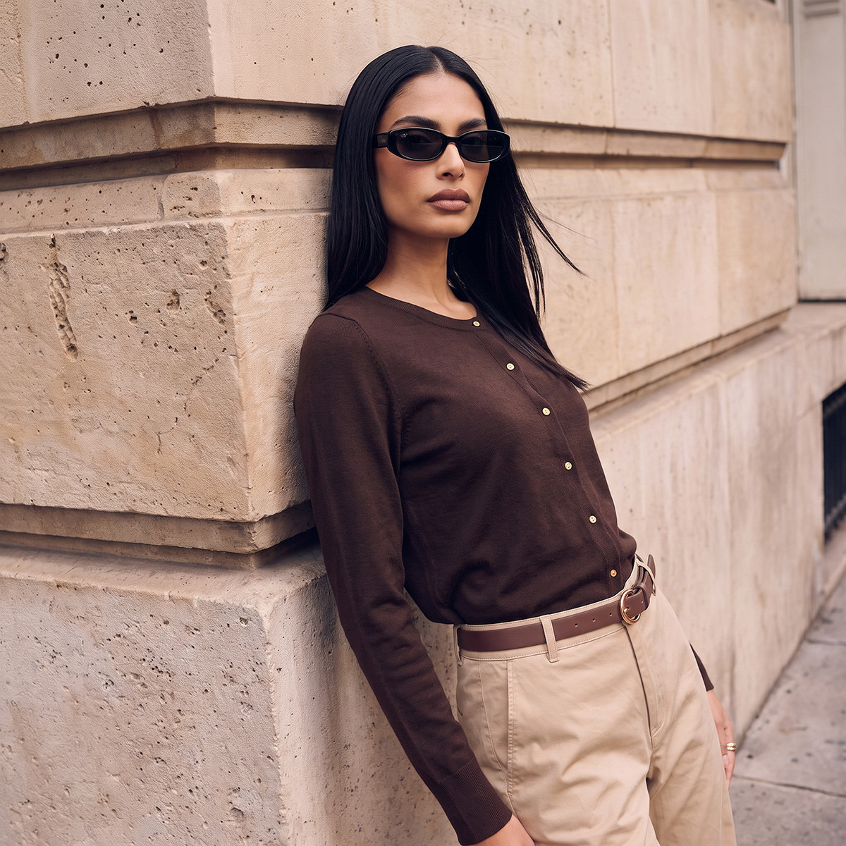 Splash Basics Textured Cardigan-women-winterwear-cardigansandjumpers-cardigans-image-1