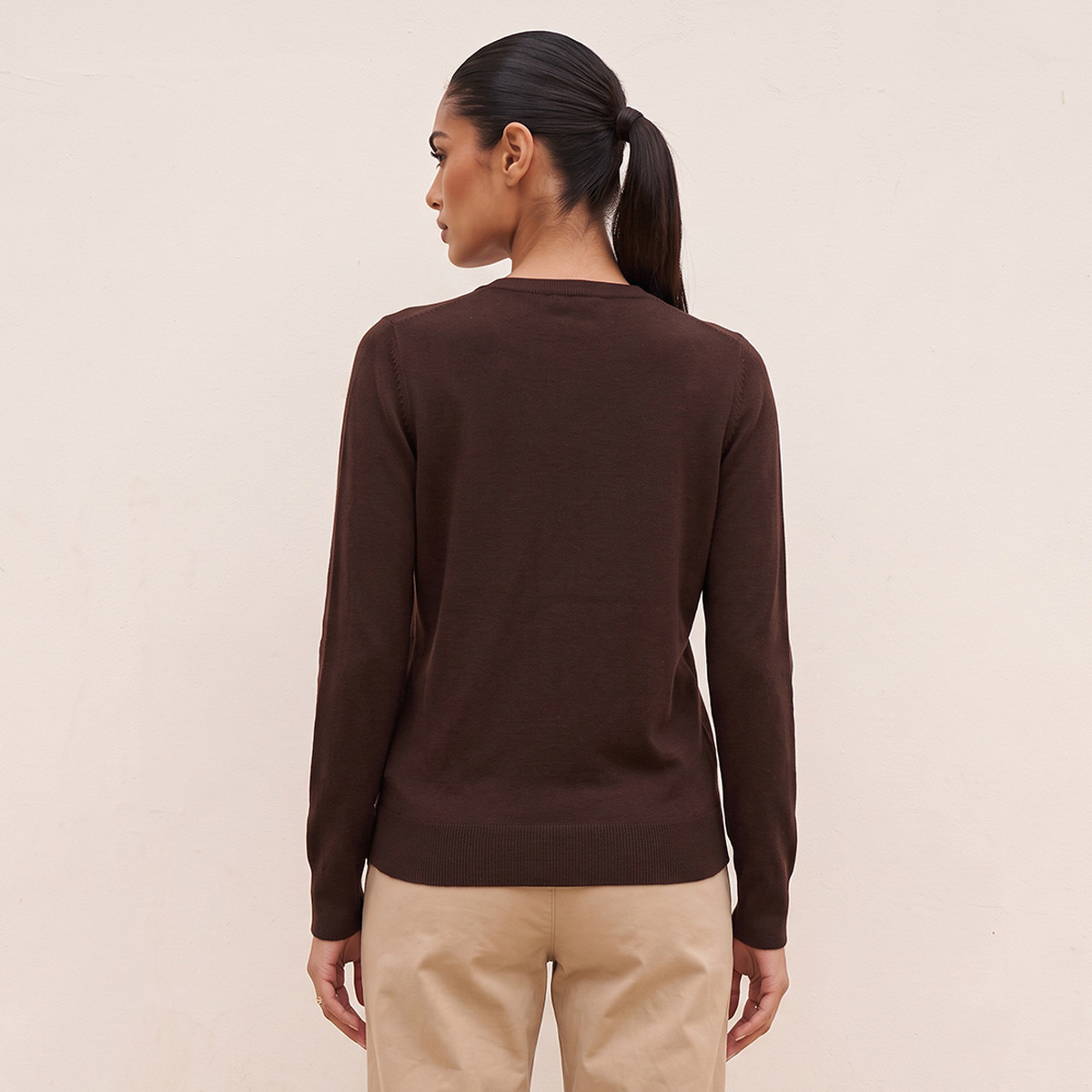 Splash Basics Textured Cardigan-women-winterwear-cardigansandjumpers-cardigans-image-4
