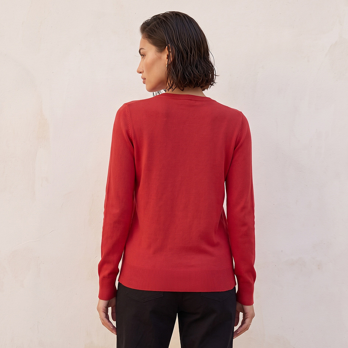 Splash Basics Textured Cardigan-women-winterwear-cardigansandjumpers-cardigans-image-4