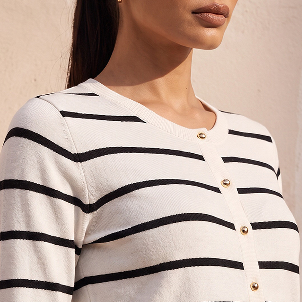 Splash Basics Striped Cardigan-women-winterwear-cardigansandjumpers-cardigans-image-5