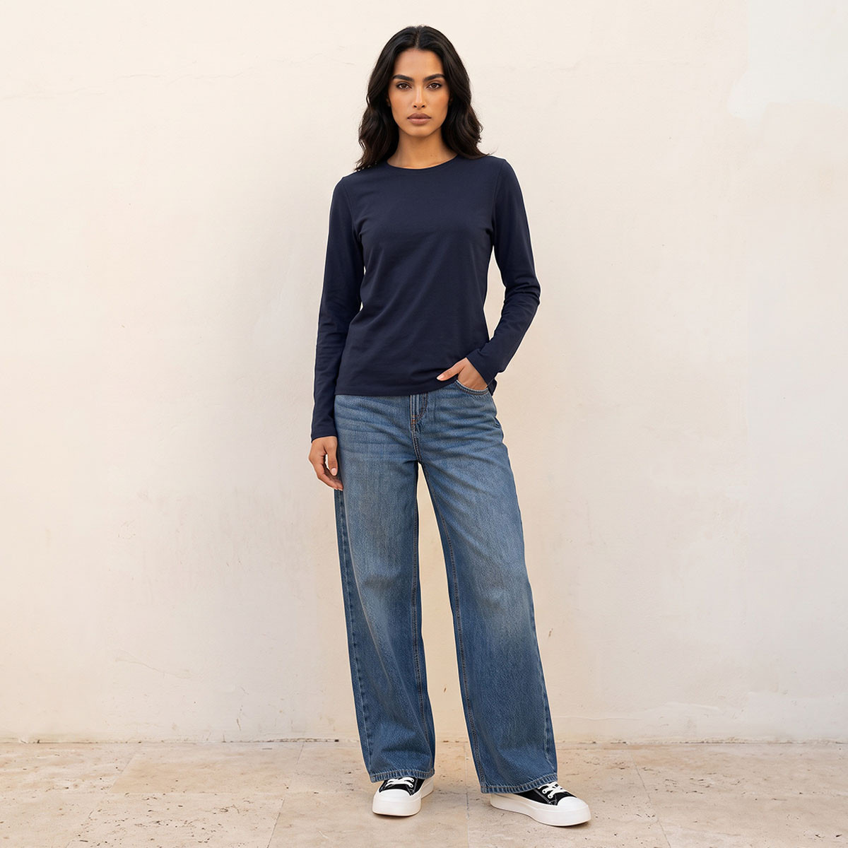 Splash Basics Slim Fit T-shirt-women-clothing-tshirts-image-4